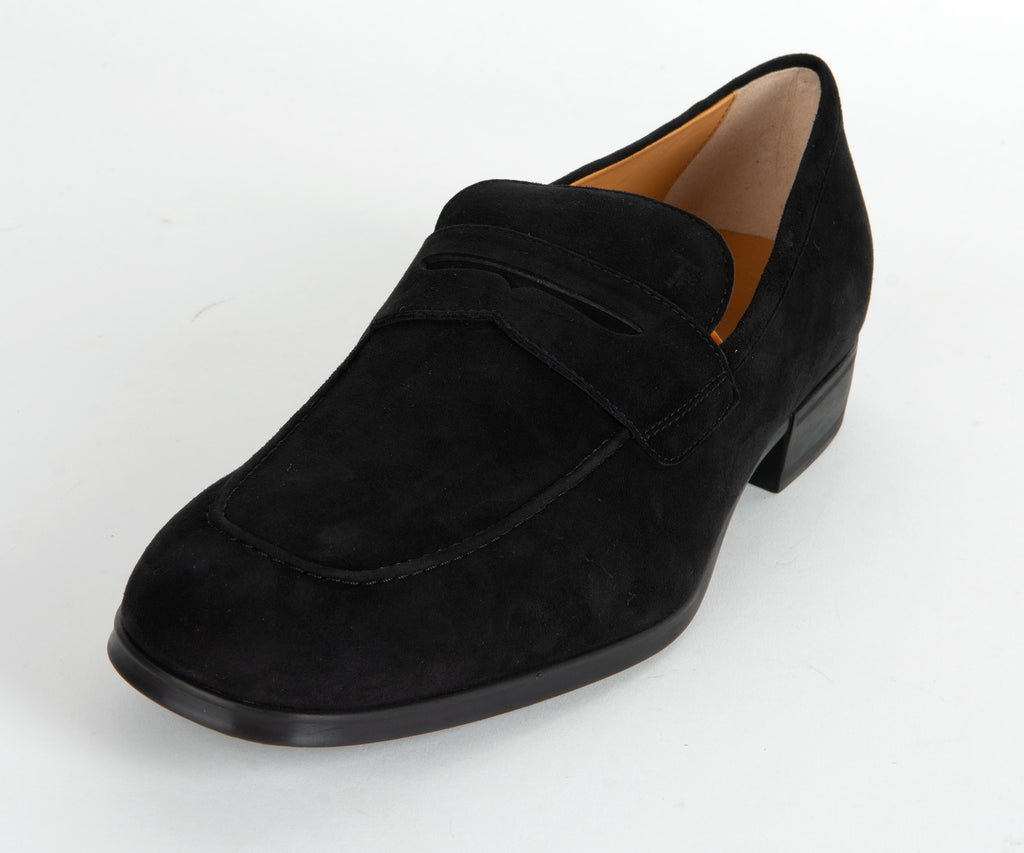Tods Suede Loafer Black
