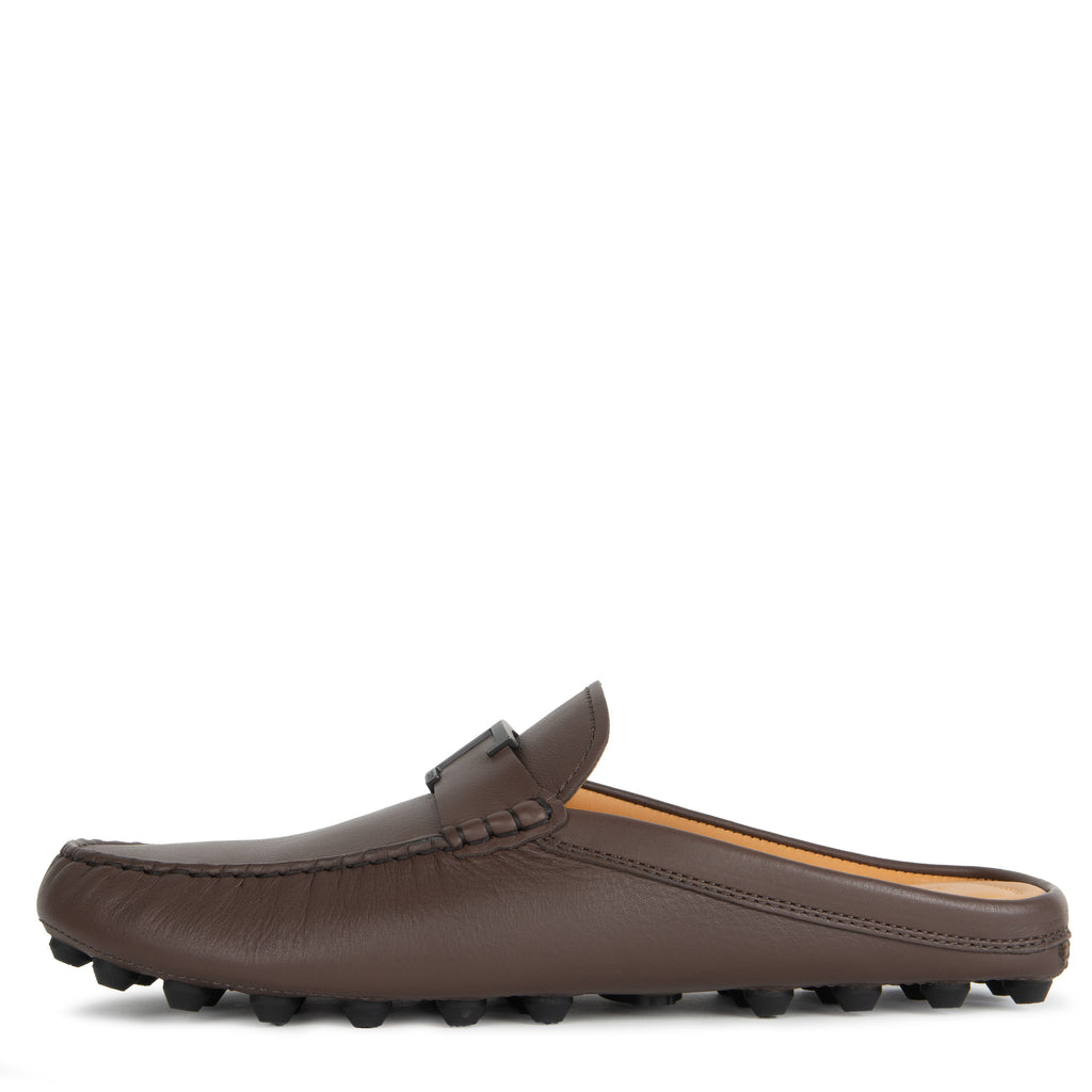 Tods Mule Slip On Shoe Brown