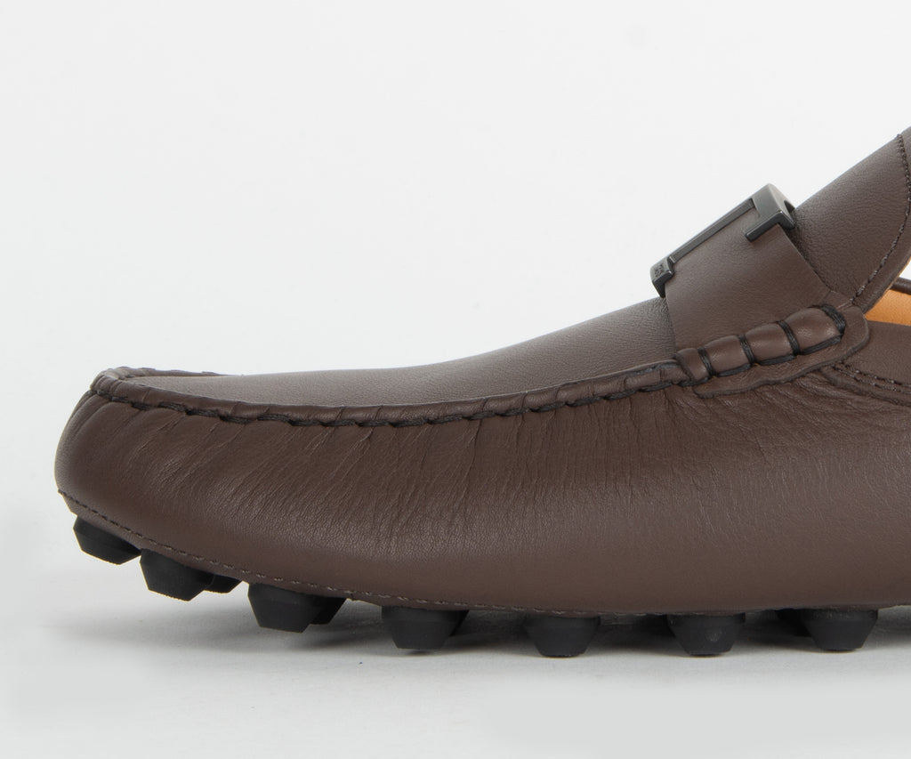 Tods Mule Slip On Shoe Brown