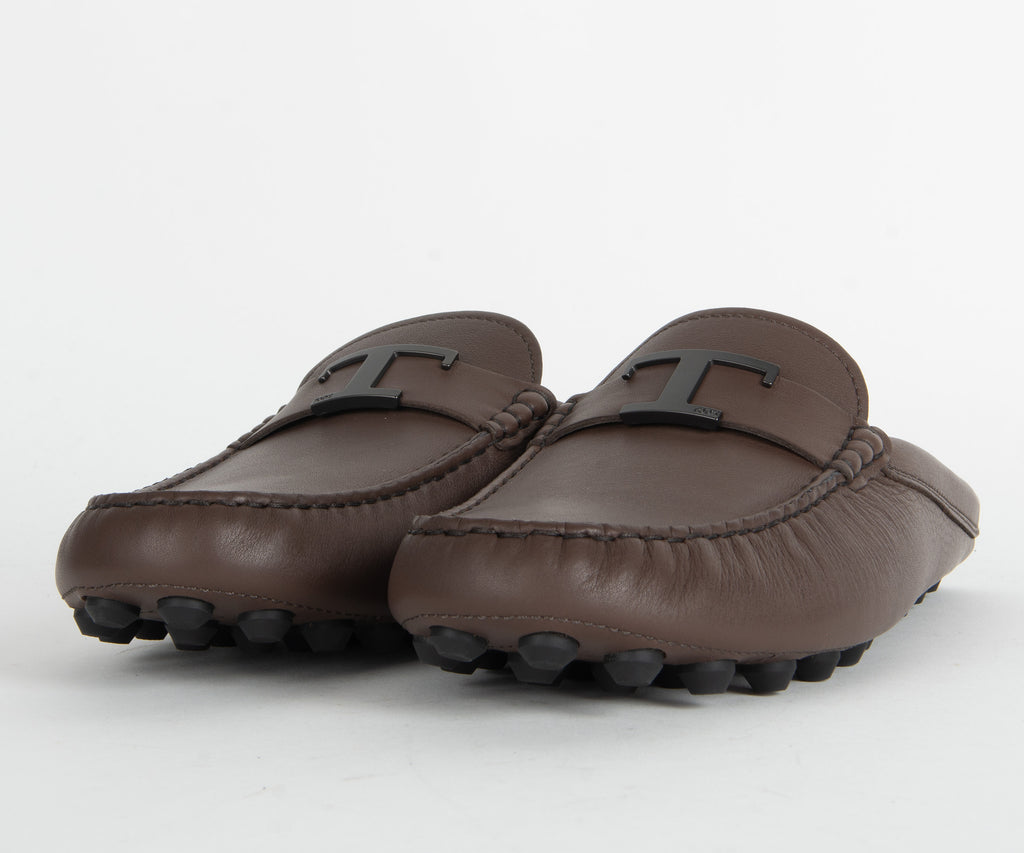 Tods Mule Slip On Shoe Brown