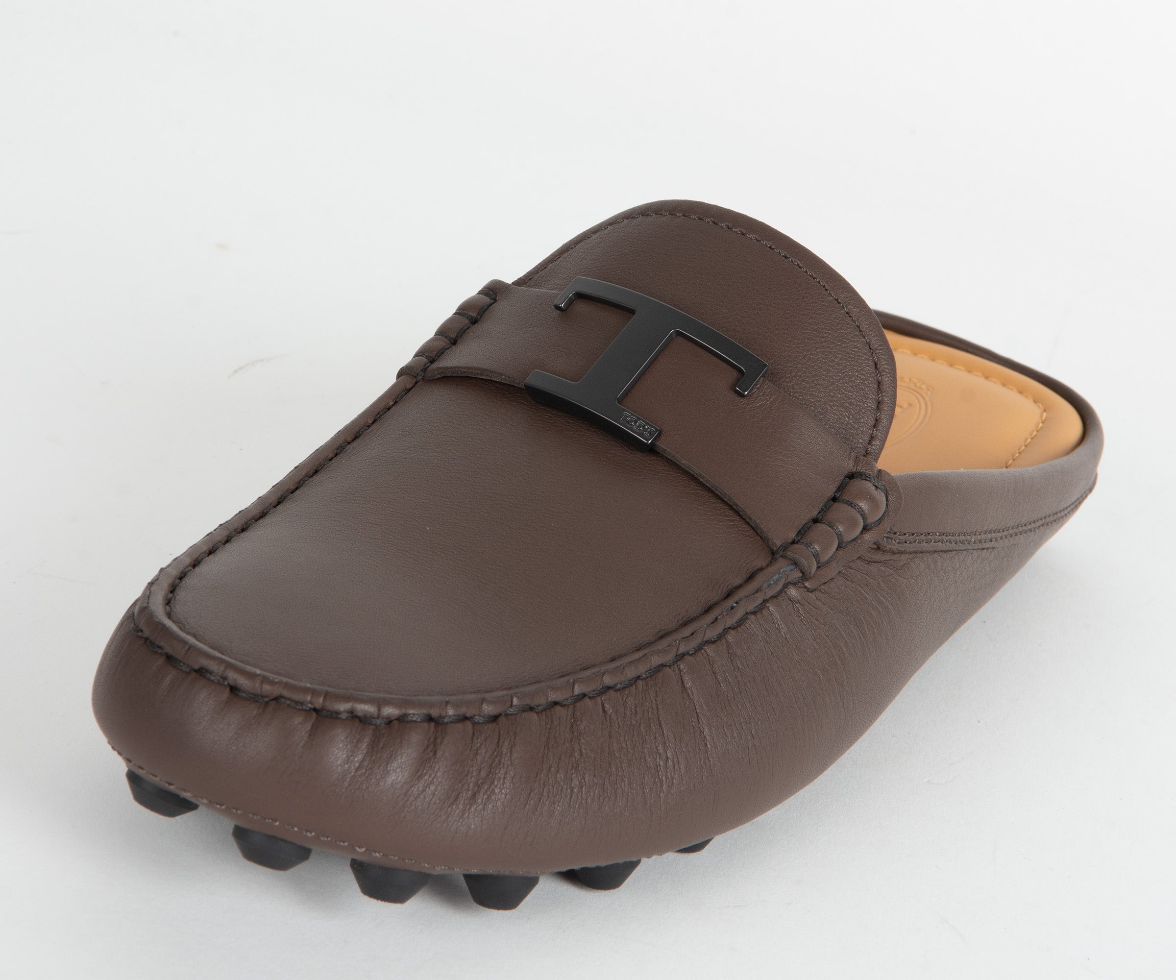 Tods Mule Slip On Shoe Brown