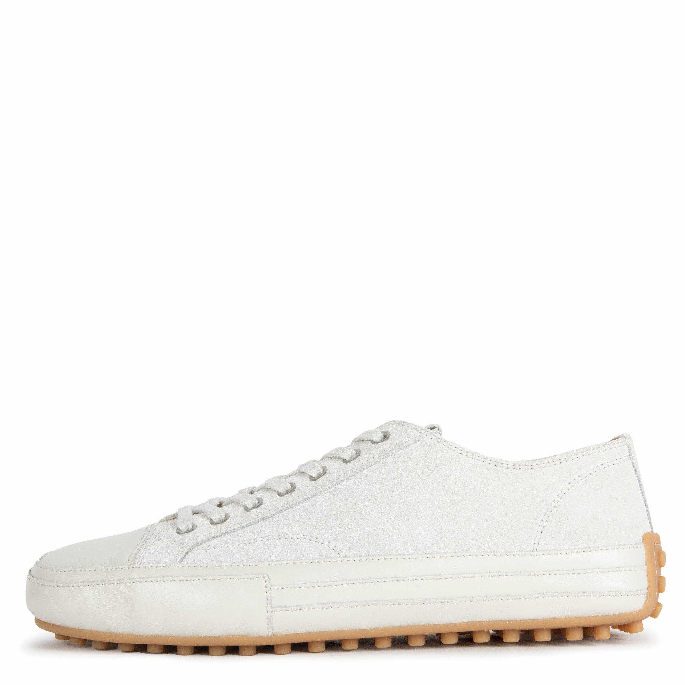 Tods Converse Suede & Leather Trainer White