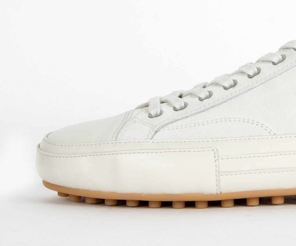 Tods Converse Suede & Leather Trainer White
