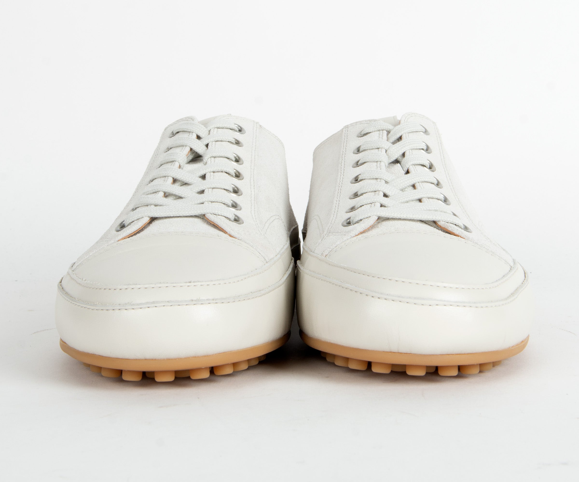 Tods Converse Suede & Leather Trainer White