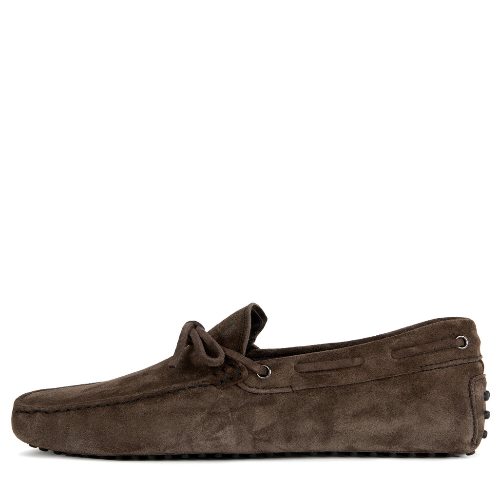 Tods Gommino Suede Driving Shoe Brown