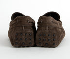 Tods Gommino Suede Driving Shoe Brown