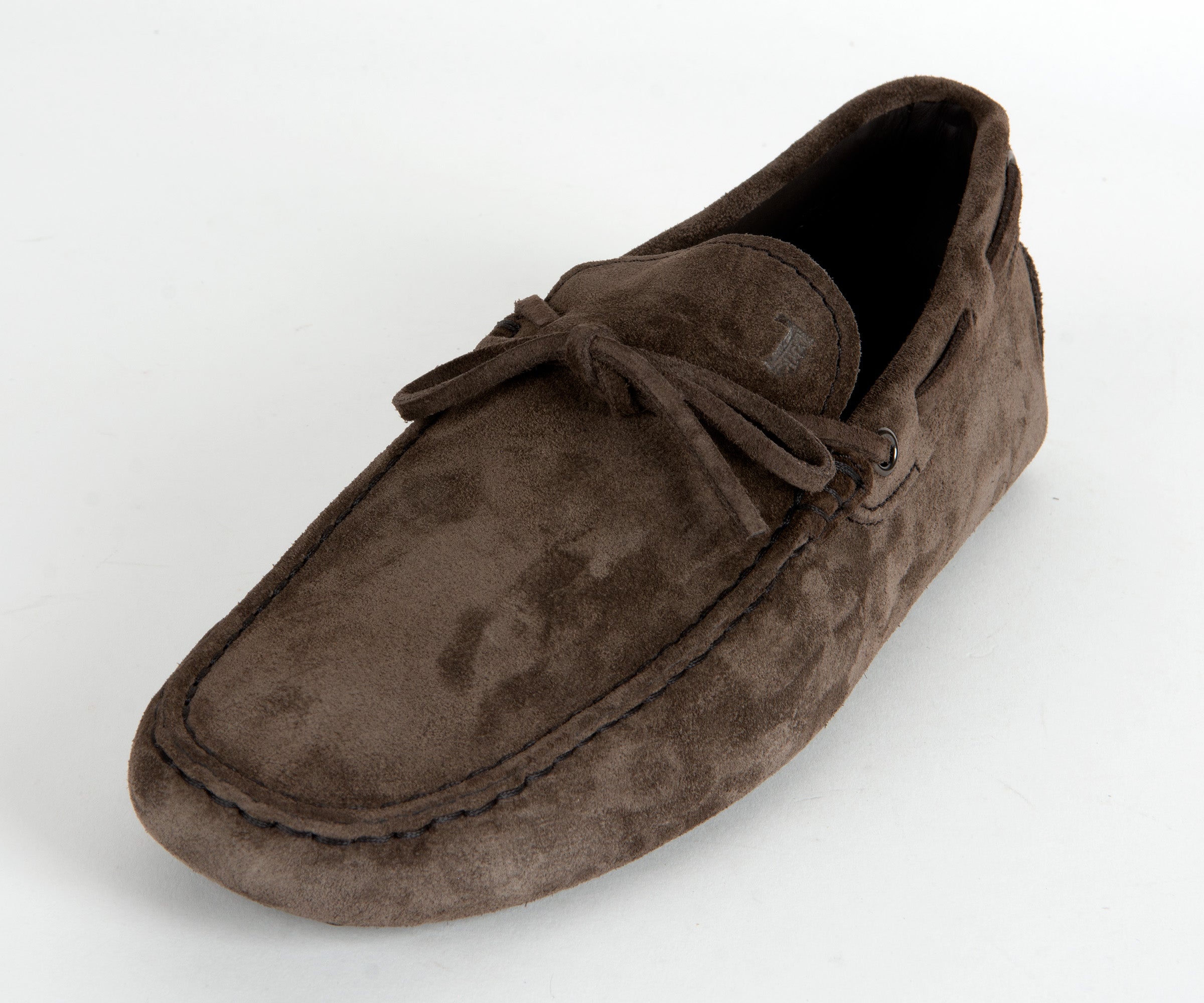 Tods Gommino Suede Driving Shoe Brown