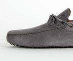 Tods Gommino Suede Driving Shoe Grey