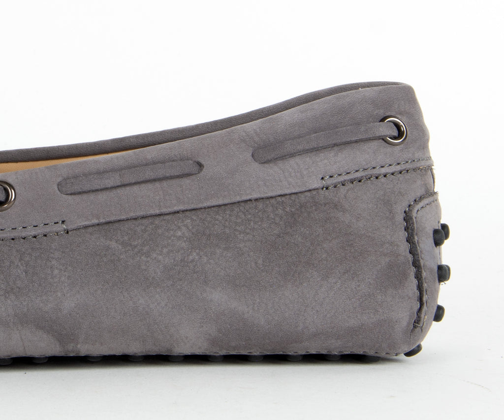 Tods Gommino Suede Driving Shoe Grey