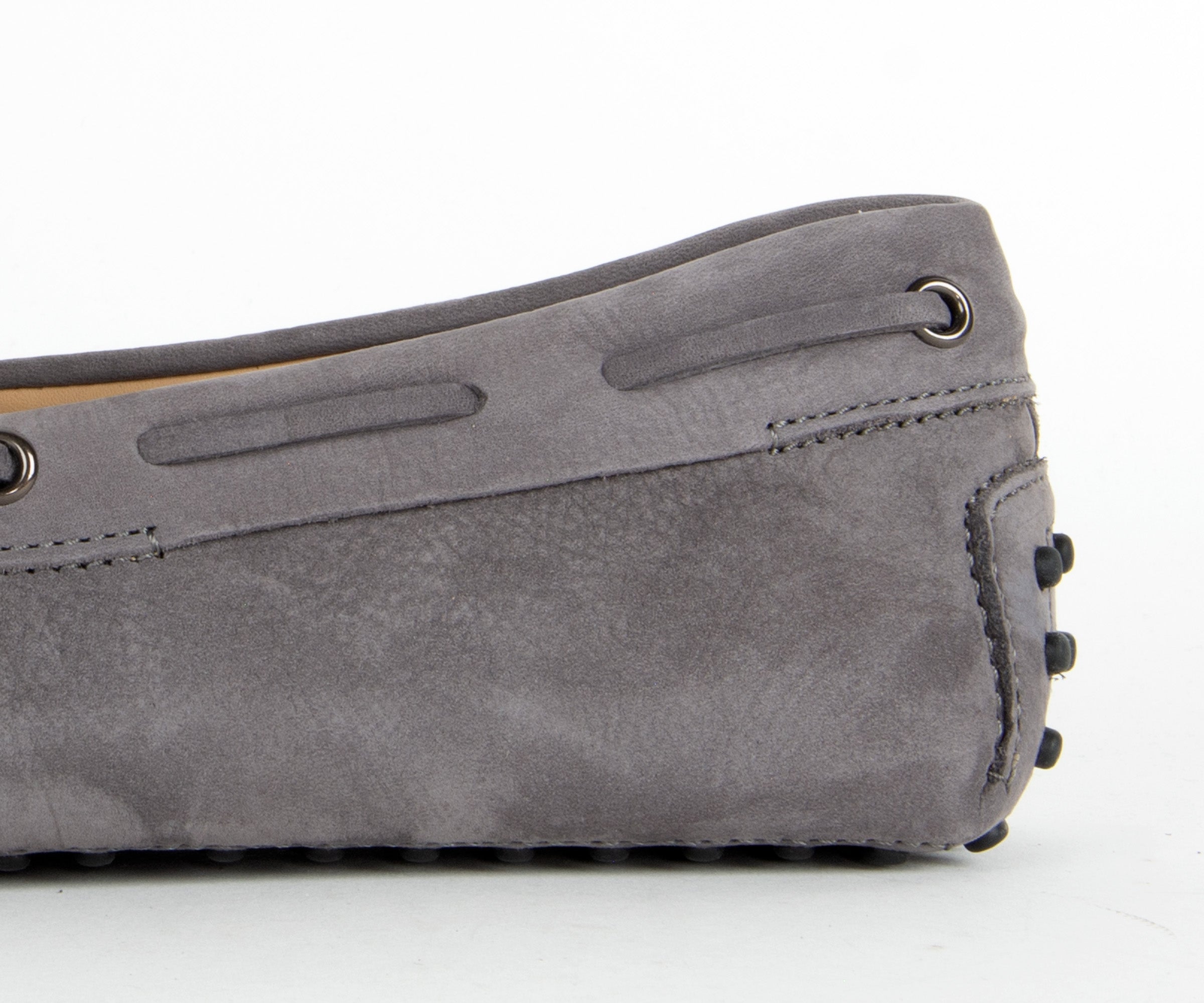 Tods Gommino Suede Driving Shoe Grey