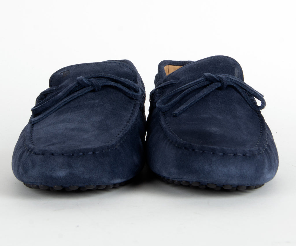 Tods Gommino Suede Driving Shoe Navy