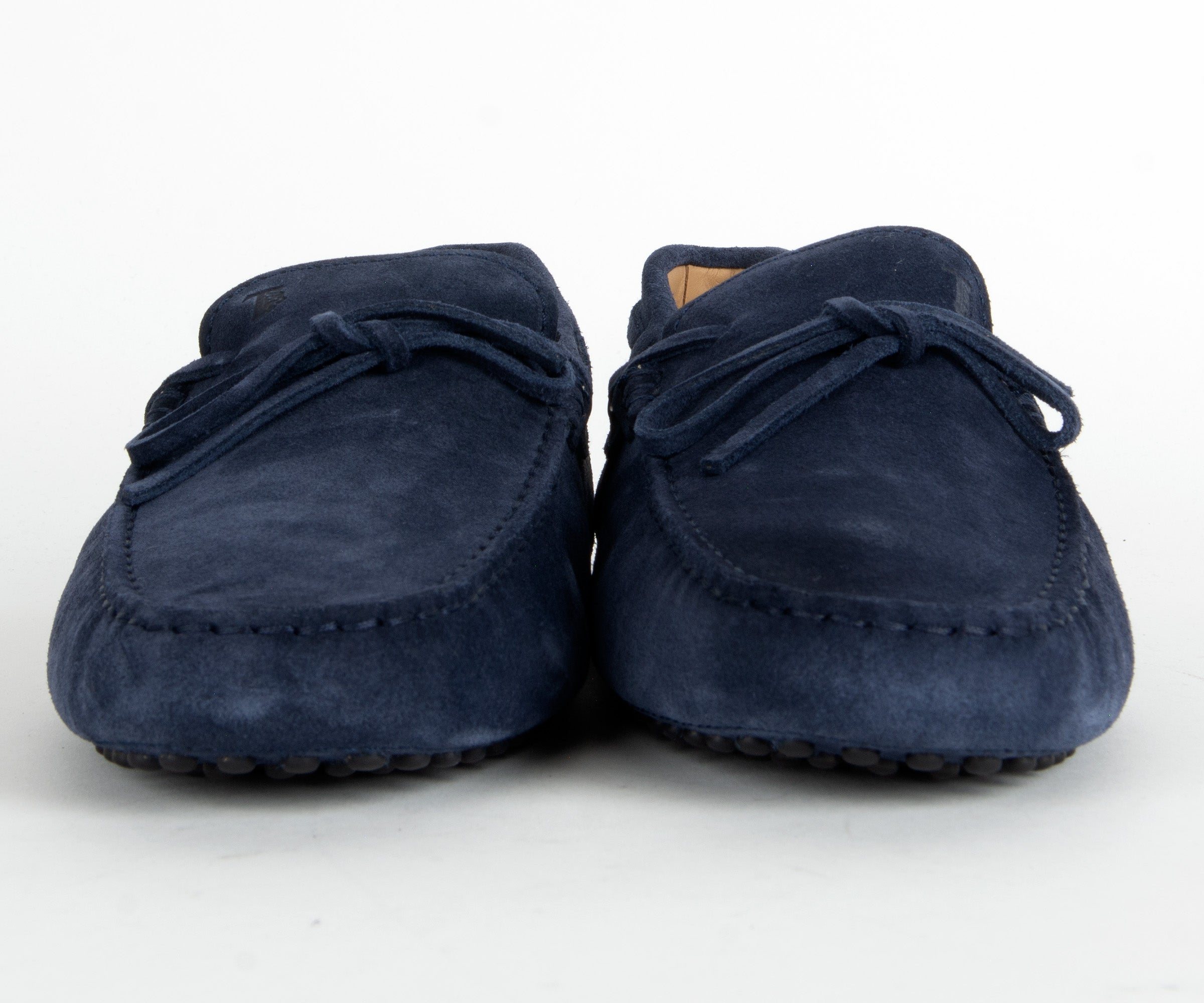 Tods Gommino Suede Driving Shoe Navy