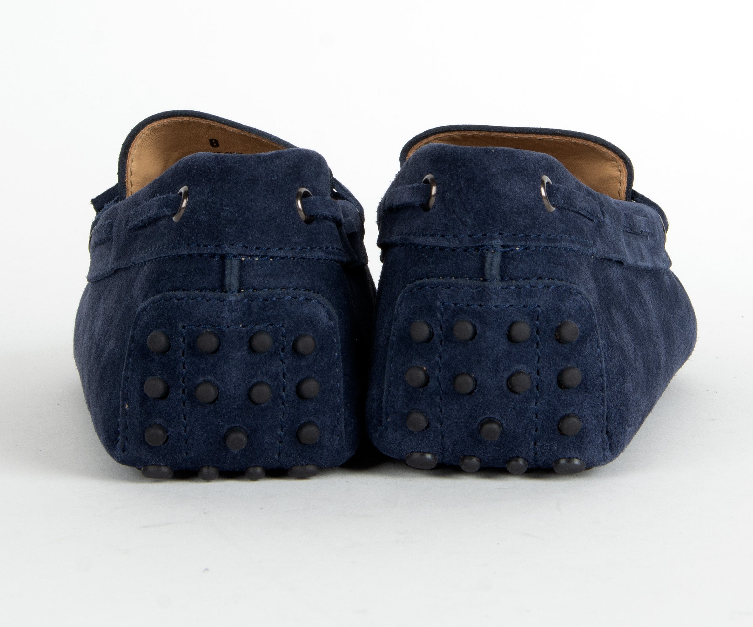 Tods Gommino Suede Driving Shoe Navy