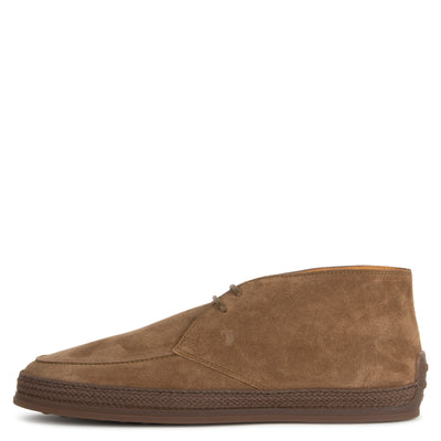 Tods Desert Suede Boot dark Beige