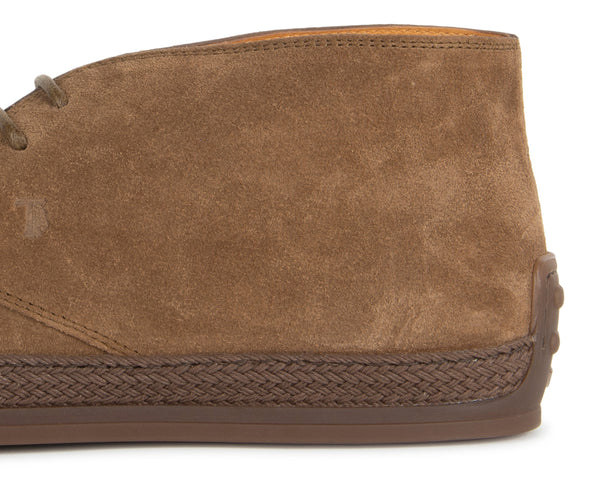 Tods Desert Suede Boot dark Beige