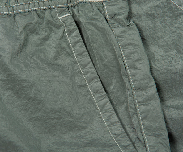Stone Island Green Nylon Metal Swim Shorts