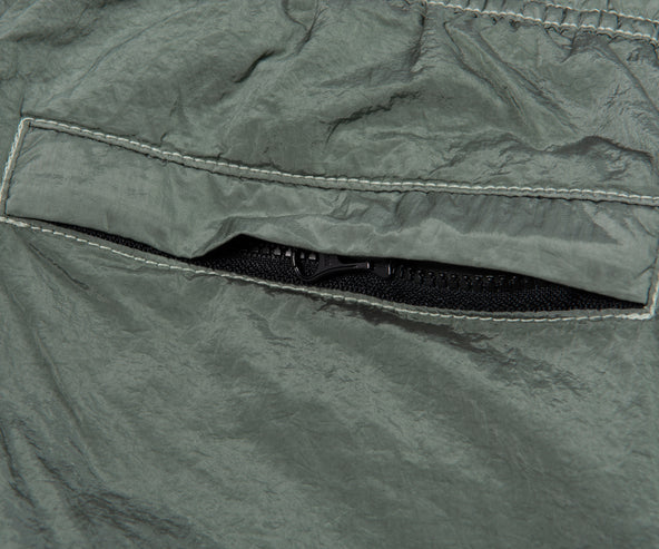 Stone Island Green Nylon Metal Swim Shorts