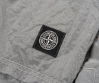 Stone Island Silver Nylon Metal Swim Shorts