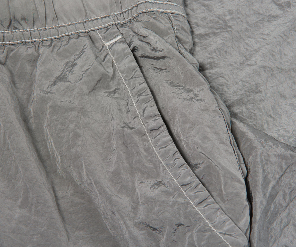 Stone Island Silver Nylon Metal Swim Shorts