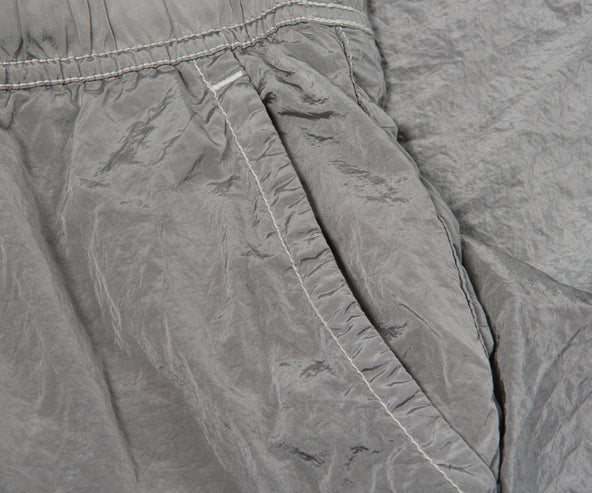 Stone Island Silver Nylon Metal Swim Shorts