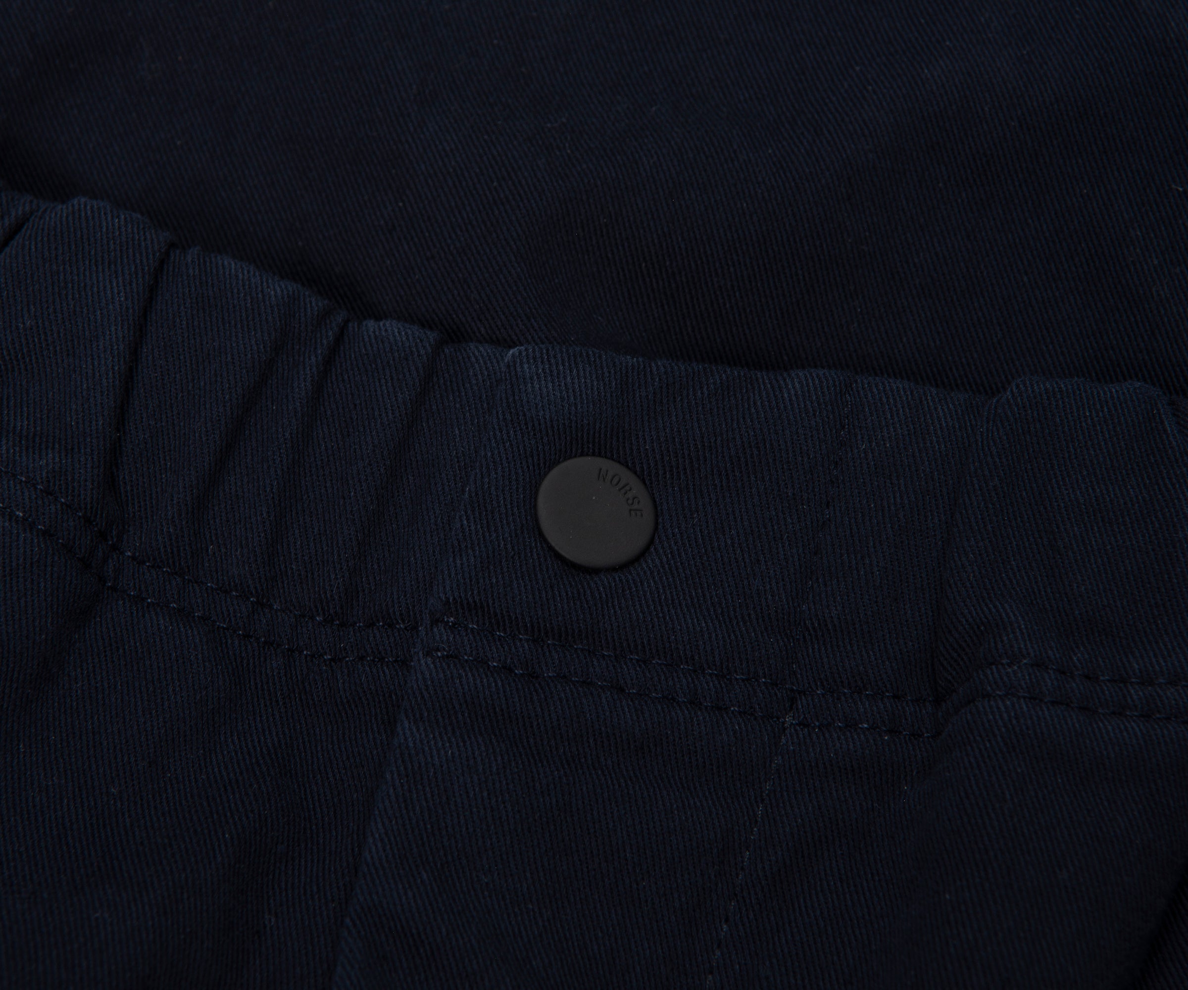 Norse Project Ezra Navy Relaxed Cotton Linen Short