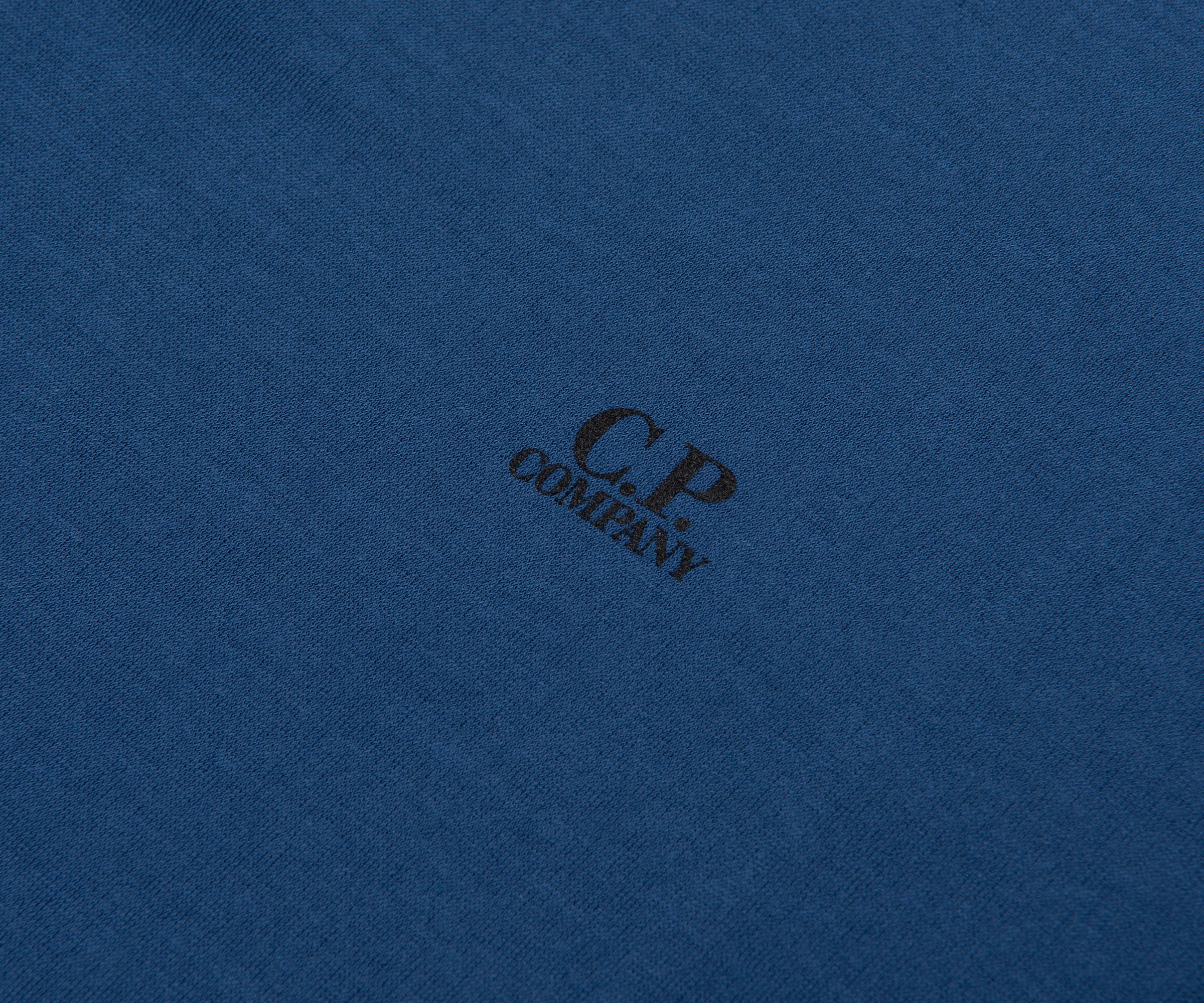 C.P. Company Crepe Jersey Polo Mid Blue