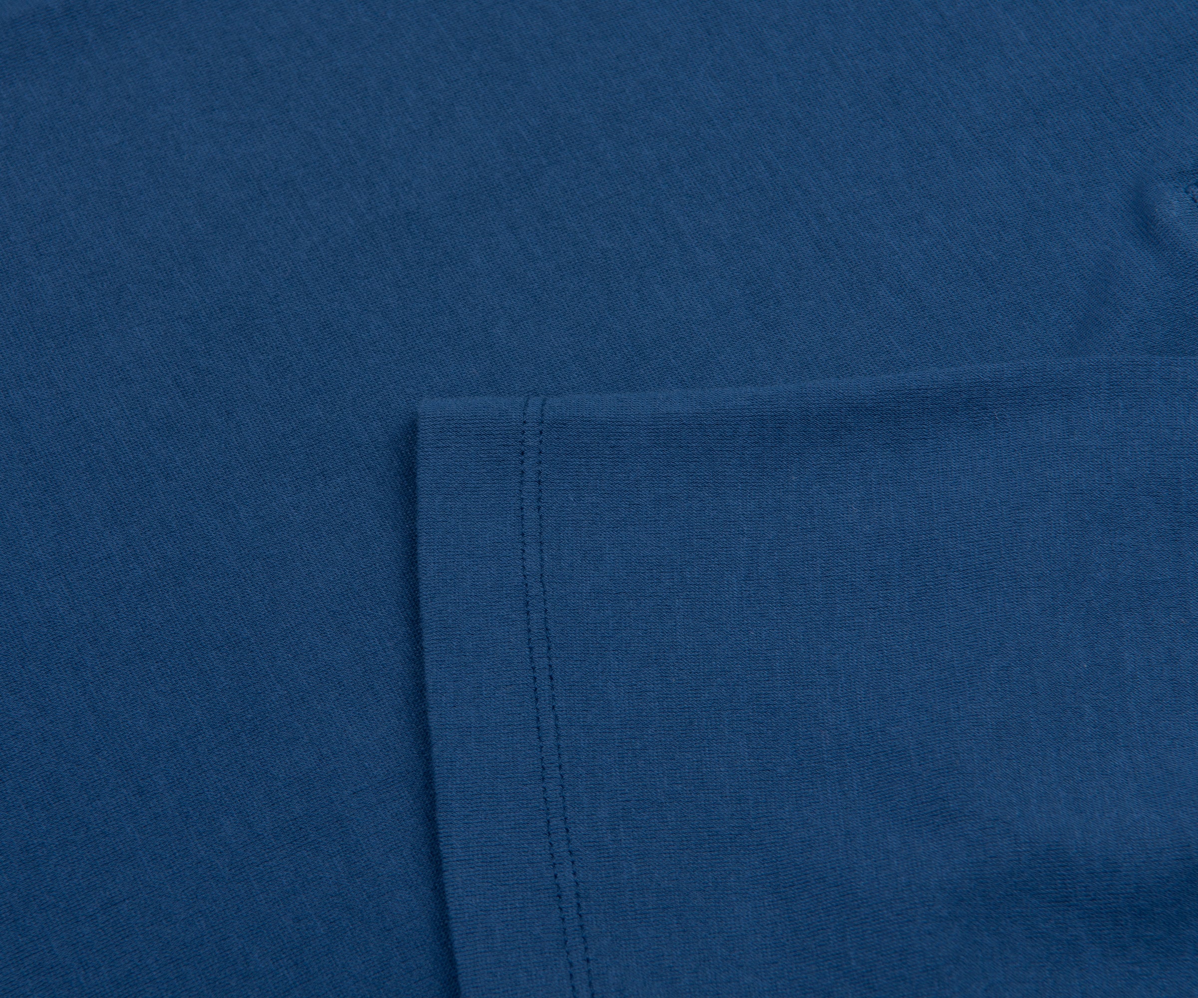 C.P. Company Crepe Jersey Polo Mid Blue