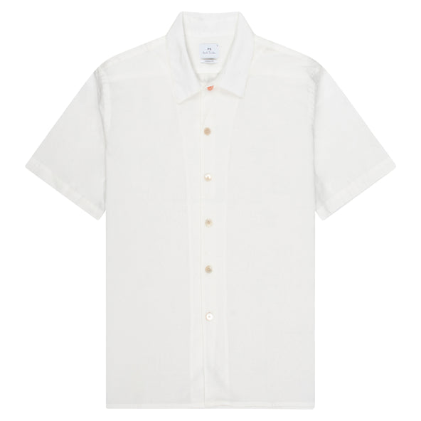 Paul Smith PS Dobby Cotton Shirt Off White