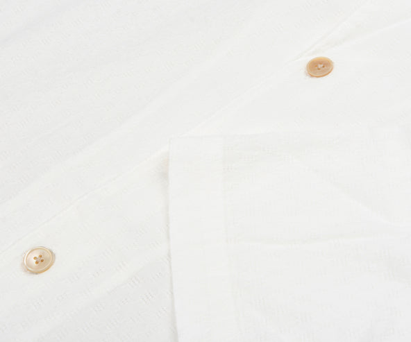Paul Smith PS Dobby Cotton Shirt Off White