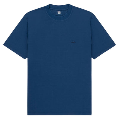 C.P. Company Crepe Jersey T-Shirt Mid Blue