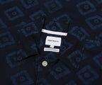 Norse Project Mads Batik Navy SS Shirt