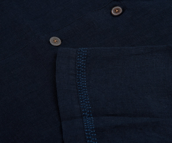 Paul Smith PS Linen SS Shirt Navy