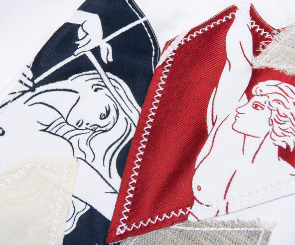 Thom Browne Patchwork Olympic SS Shirt White