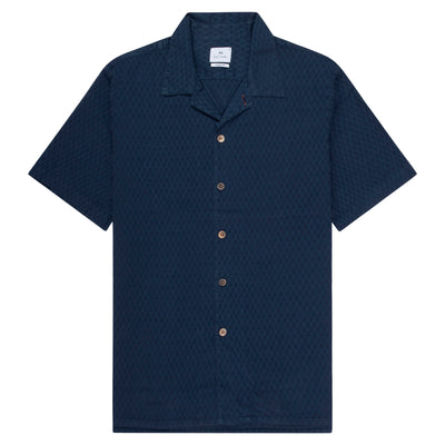 Paul Smith PS Dobby Cotton Shirt Navy