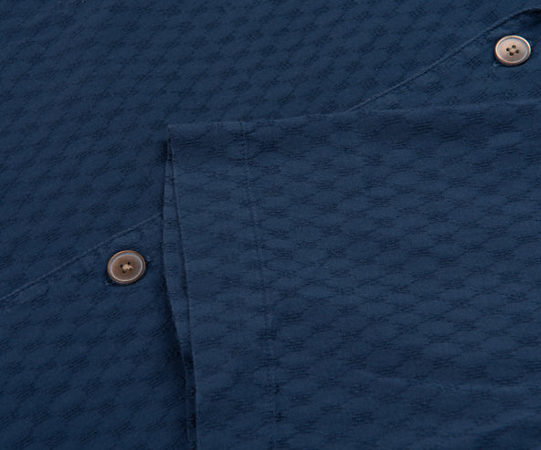 Paul Smith PS Dobby Cotton Shirt Navy