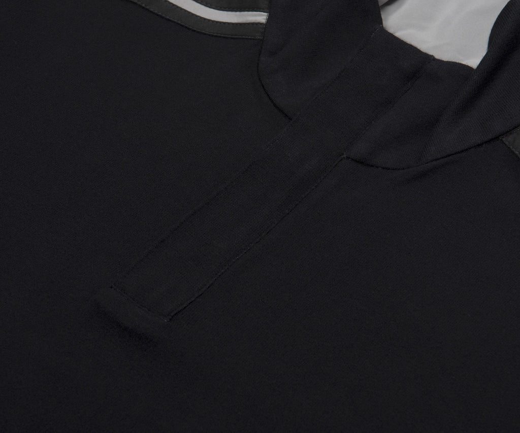 Paul & Shark Black Typhoon 1/4 Zip Panel Sweatshirt