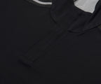 Paul & Shark Black Typhoon 1/4 Zip Panel Sweatshirt
