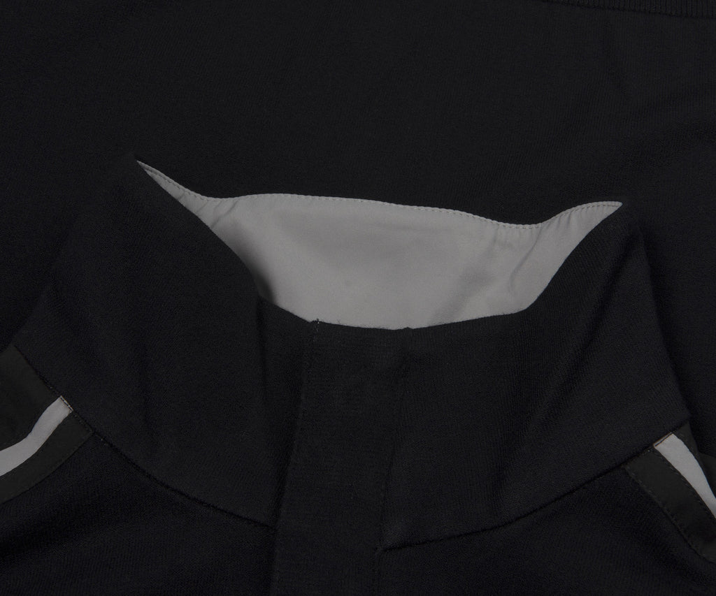 Paul & Shark Black Typhoon 1/4 Zip Panel Sweatshirt
