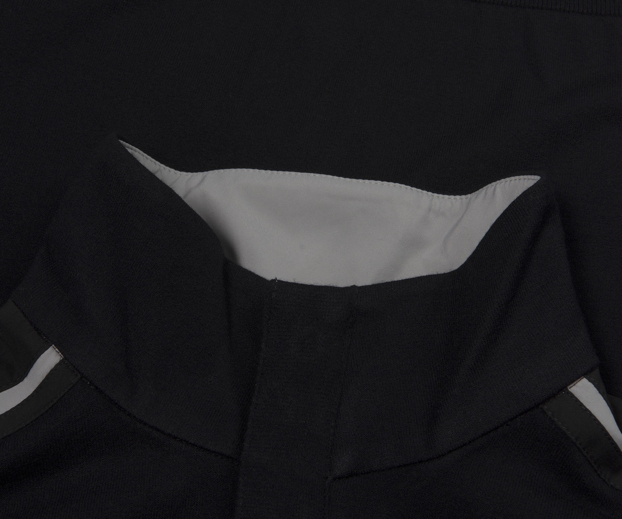 Paul & Shark Black Typhoon 1/4 Zip Panel Sweatshirt