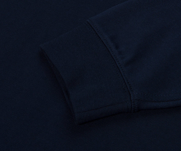 Lacoste Navy Classic Fit Colour-Block Rugby Polo Shirt