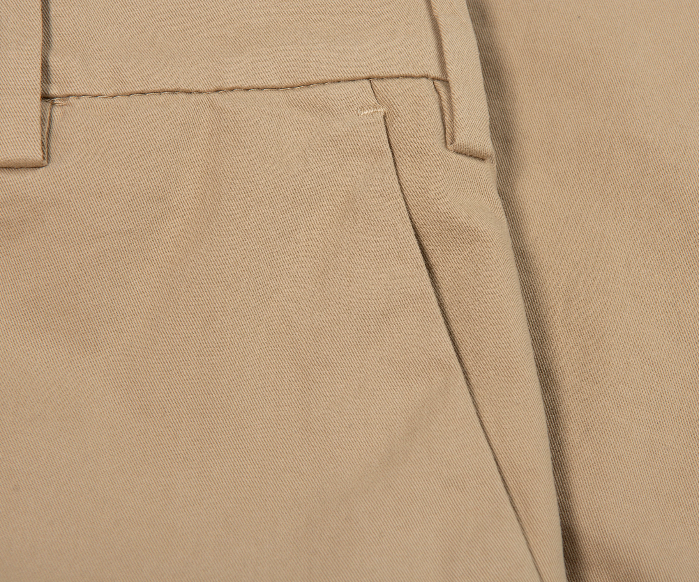 Canali Beige Garment Dyed Chinos
