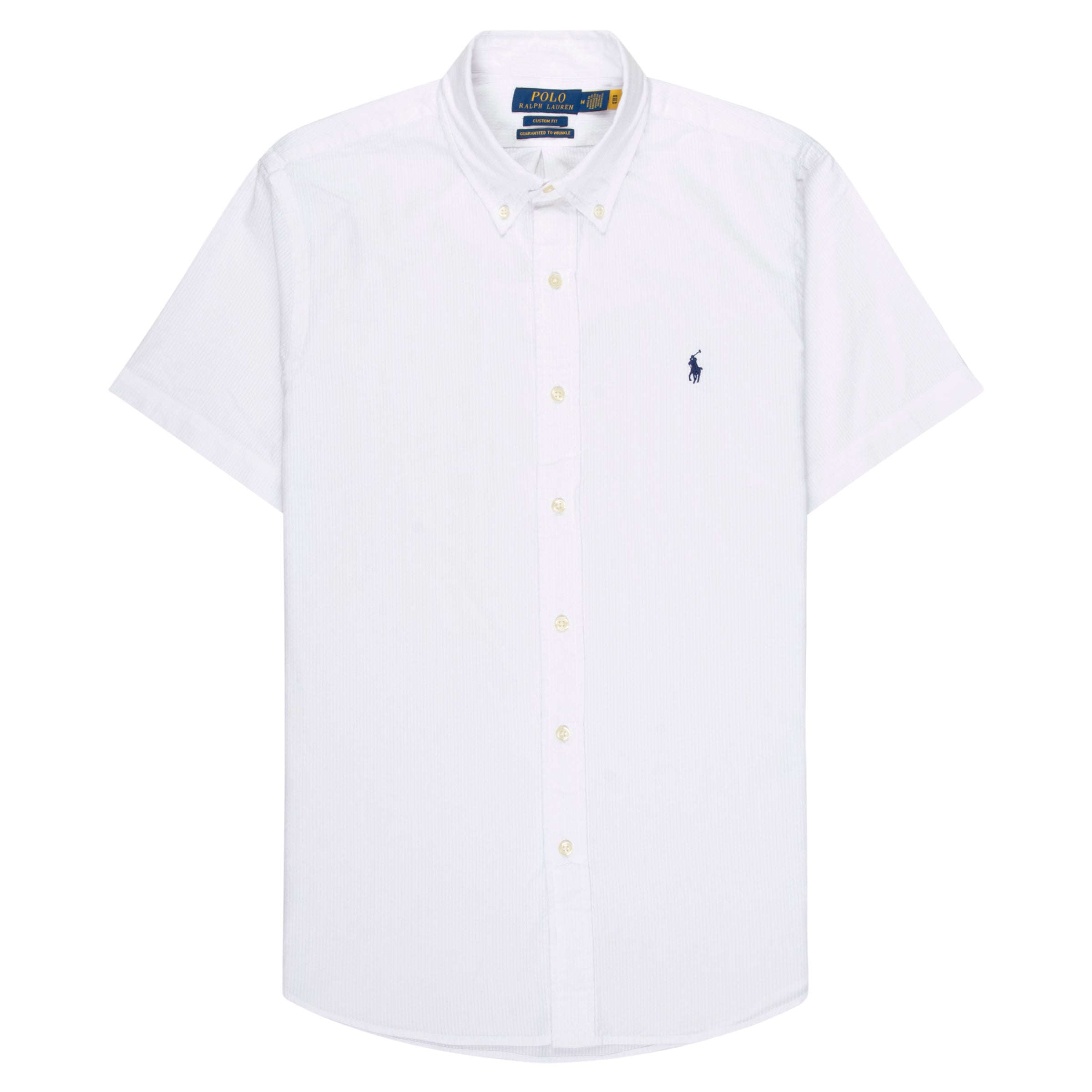 Ralph lauren White Seersucker SS Shirt