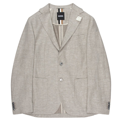 BOSS C-Hanry Linen Blazer Grey