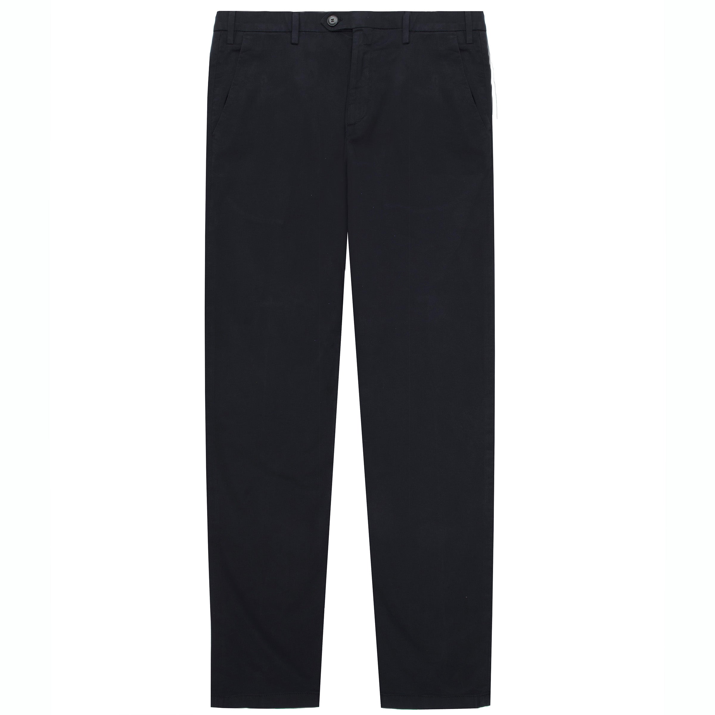 Canali Navy Garment Dyed Chinos