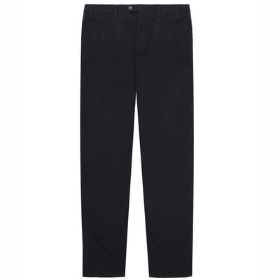 Canali Navy Garment Dyed Chinos