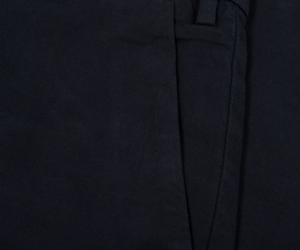Canali Navy Garment Dyed Chinos
