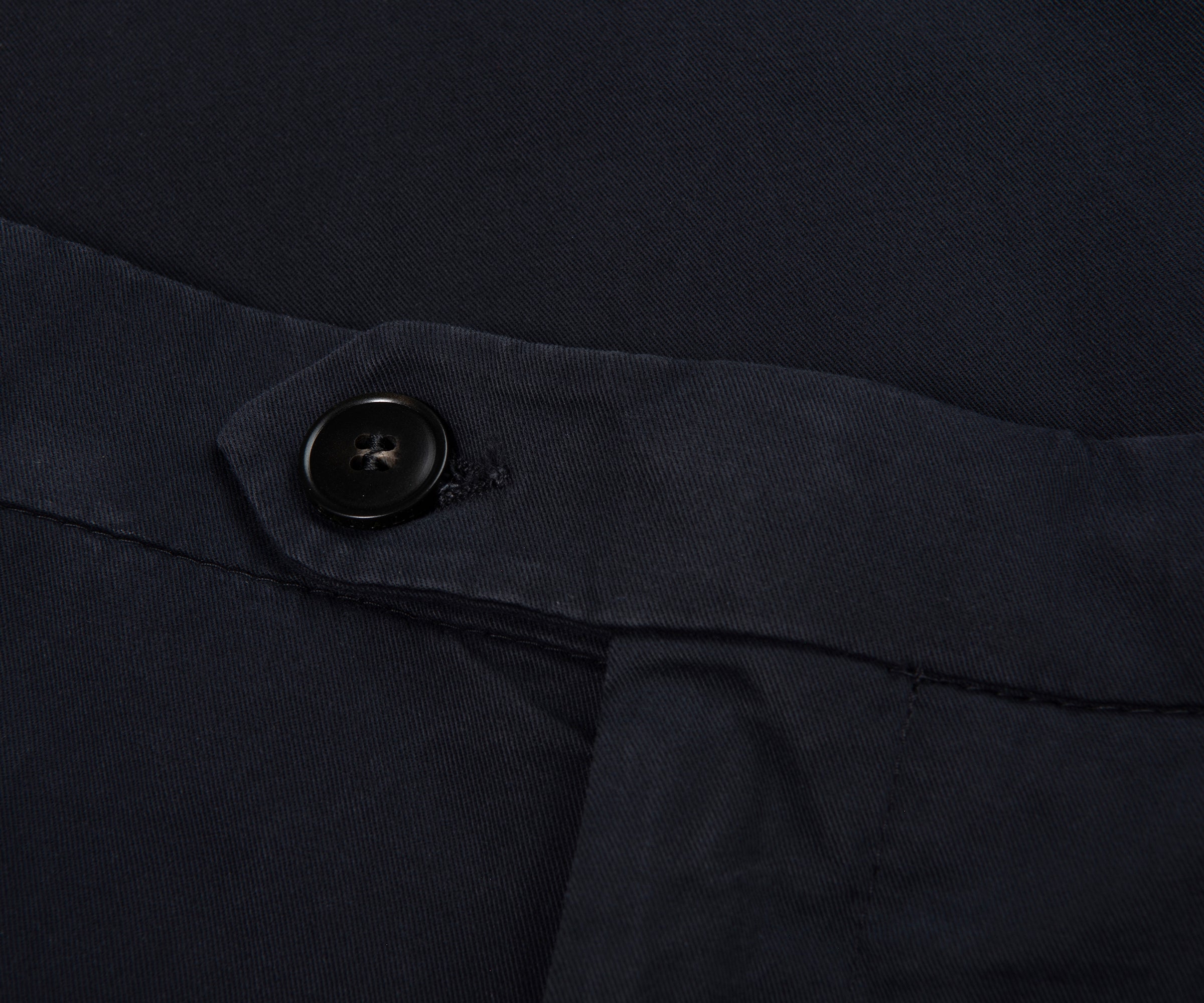 Canali Navy Garment Dyed Chinos