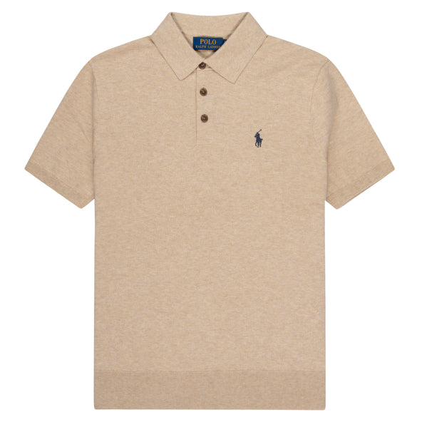 Polo Ralph Lauren Beige Knitted Polo