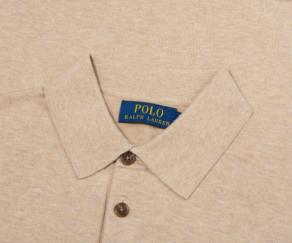 Polo Ralph Lauren Beige Knitted Polo