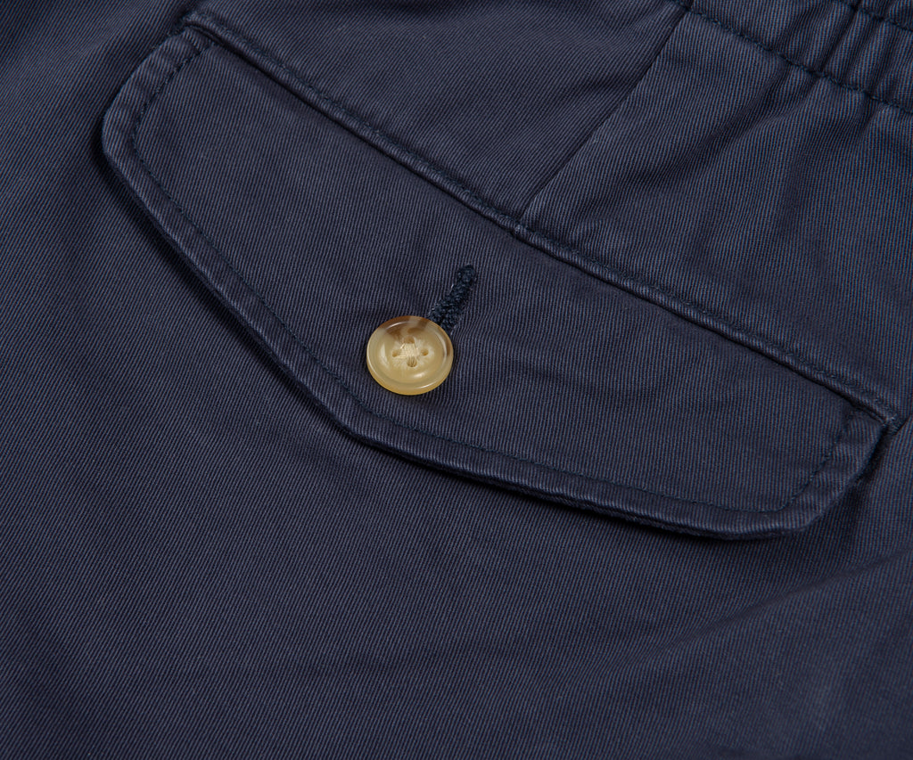 Ralph Lauren Navy Drawstring Chino Shorts